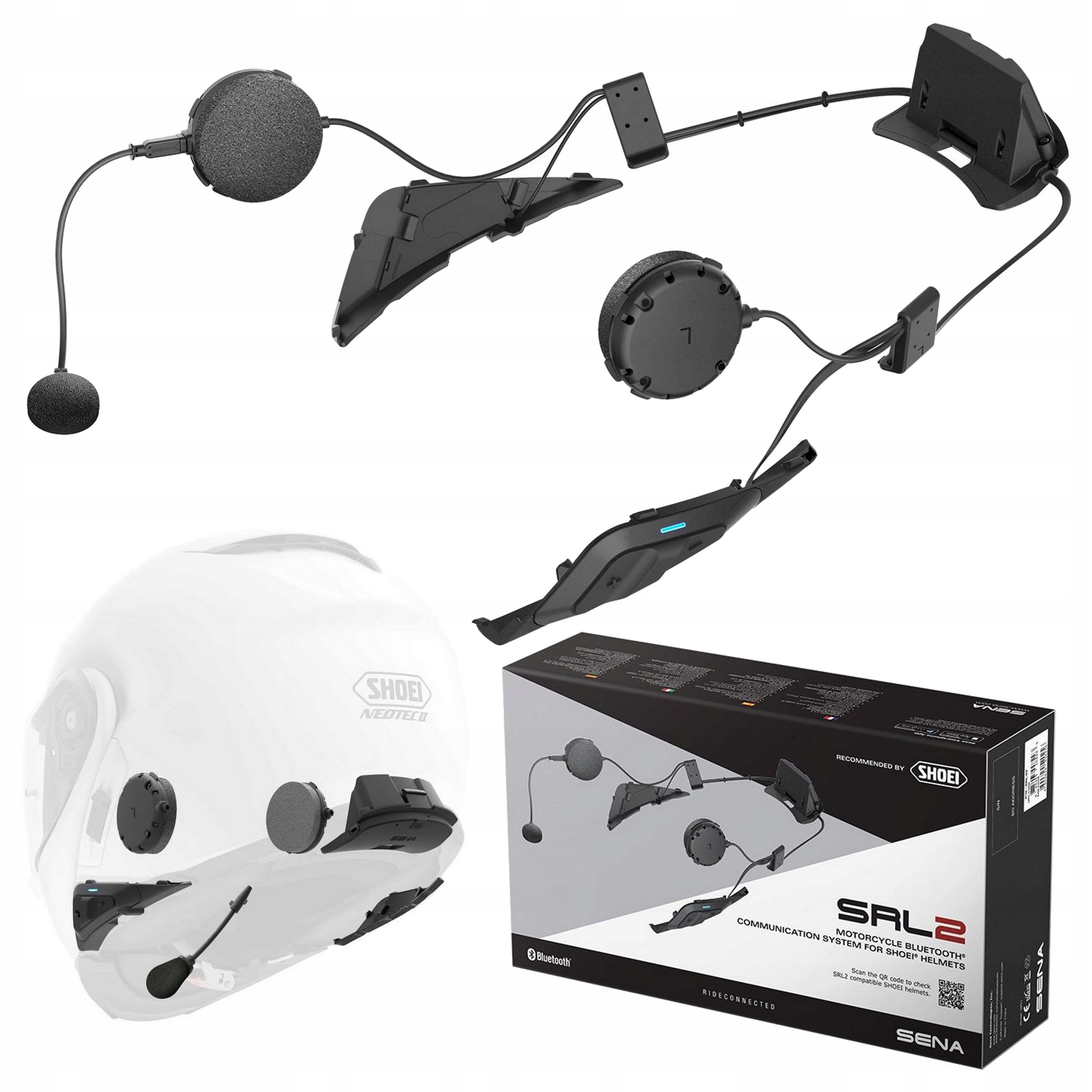 Interkom Shoei SRL2 Sena Pre Prilbu Shoei Gt-air II J-cruise II Neotec II
