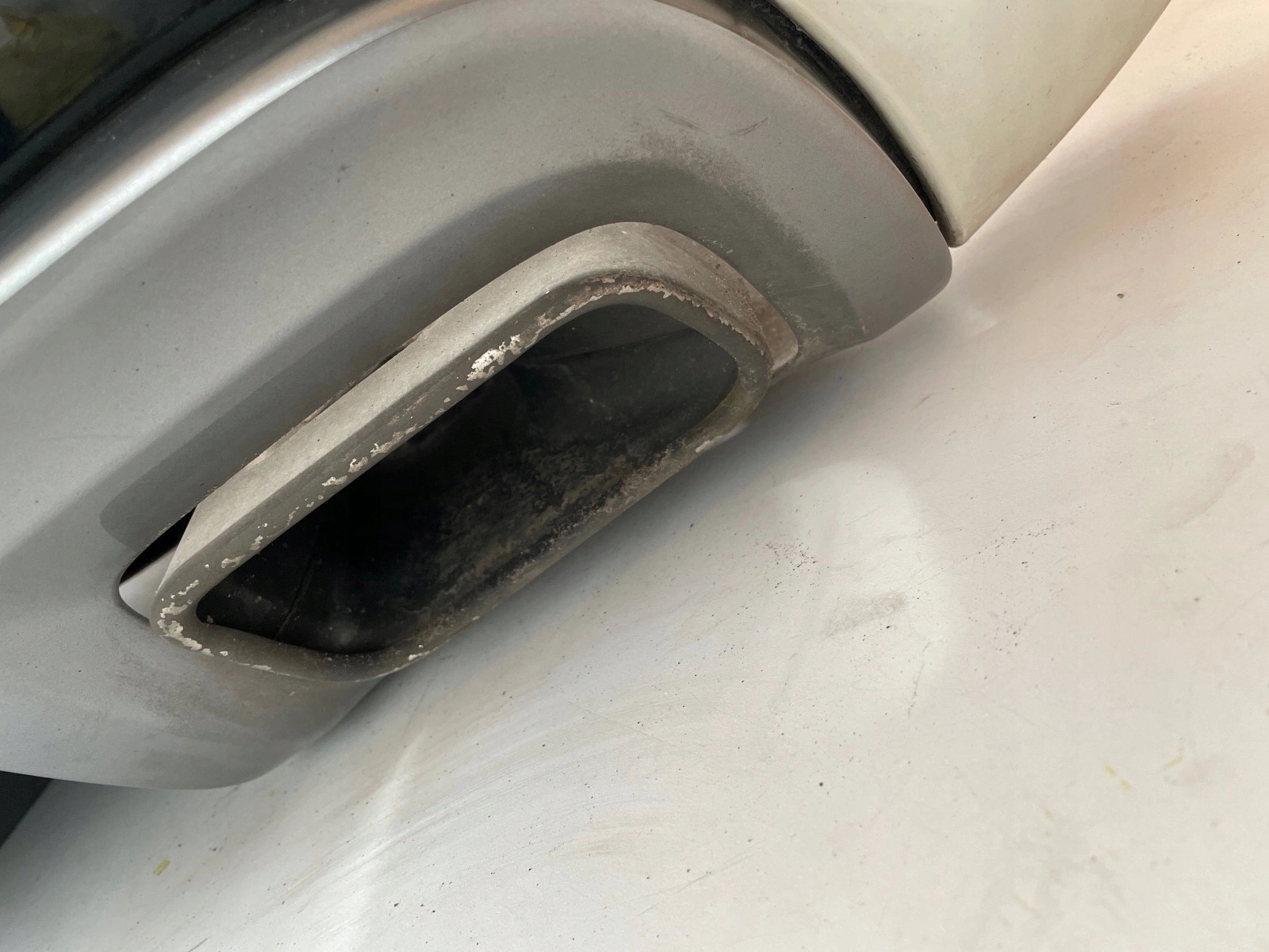 complete bumper rear part rear diffuser Renault Clio IV RS PDC