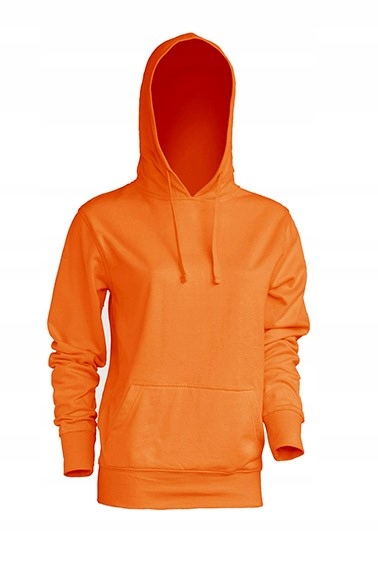 

Bluza Damska z kapturem Jakość 100% Orange S