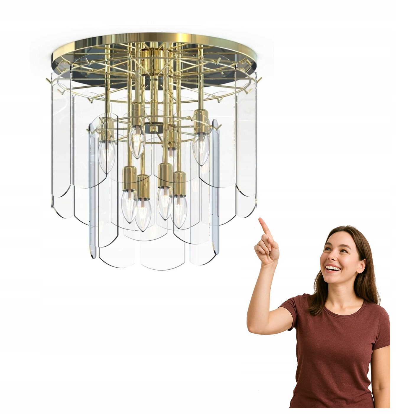 Stropní svítidlo Nira MX3523-8M-EGN Zuma Line