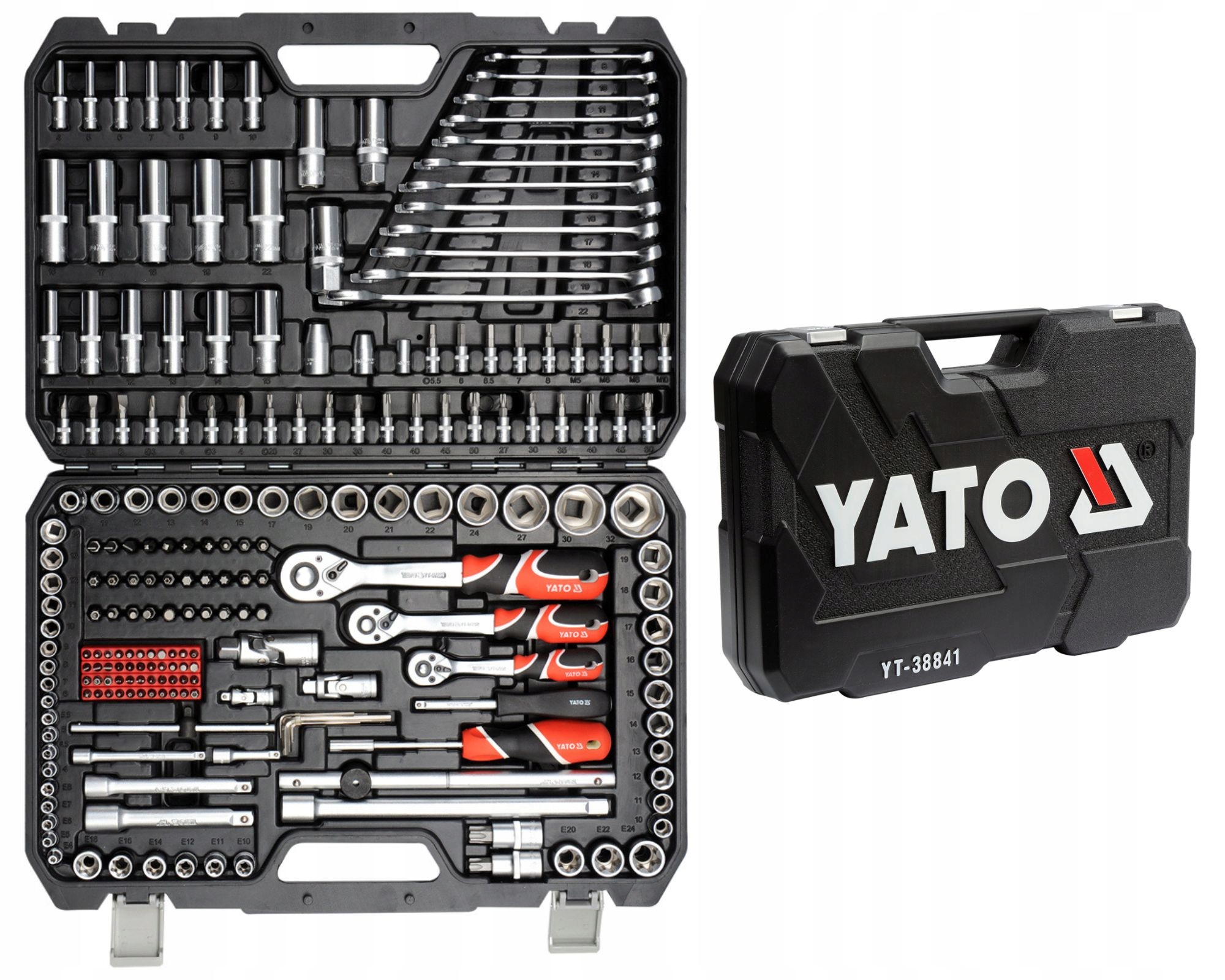 

Zestaw Narzędzi Klucze Nasadowe Yato 216 Elementów