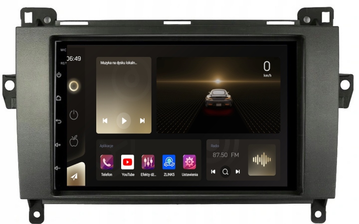 Rádio Android Gps Rds Vw Crafter LT3 2006+ Gps Wifi Usb 4GB 64GB Modem Sim