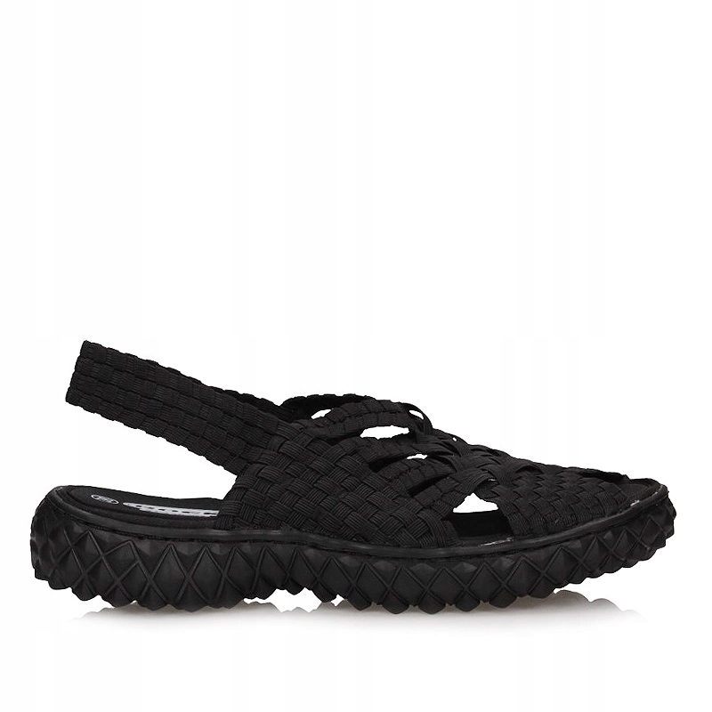 Pohodlné černé dámské sandály Rock Dakota Black 23 032948