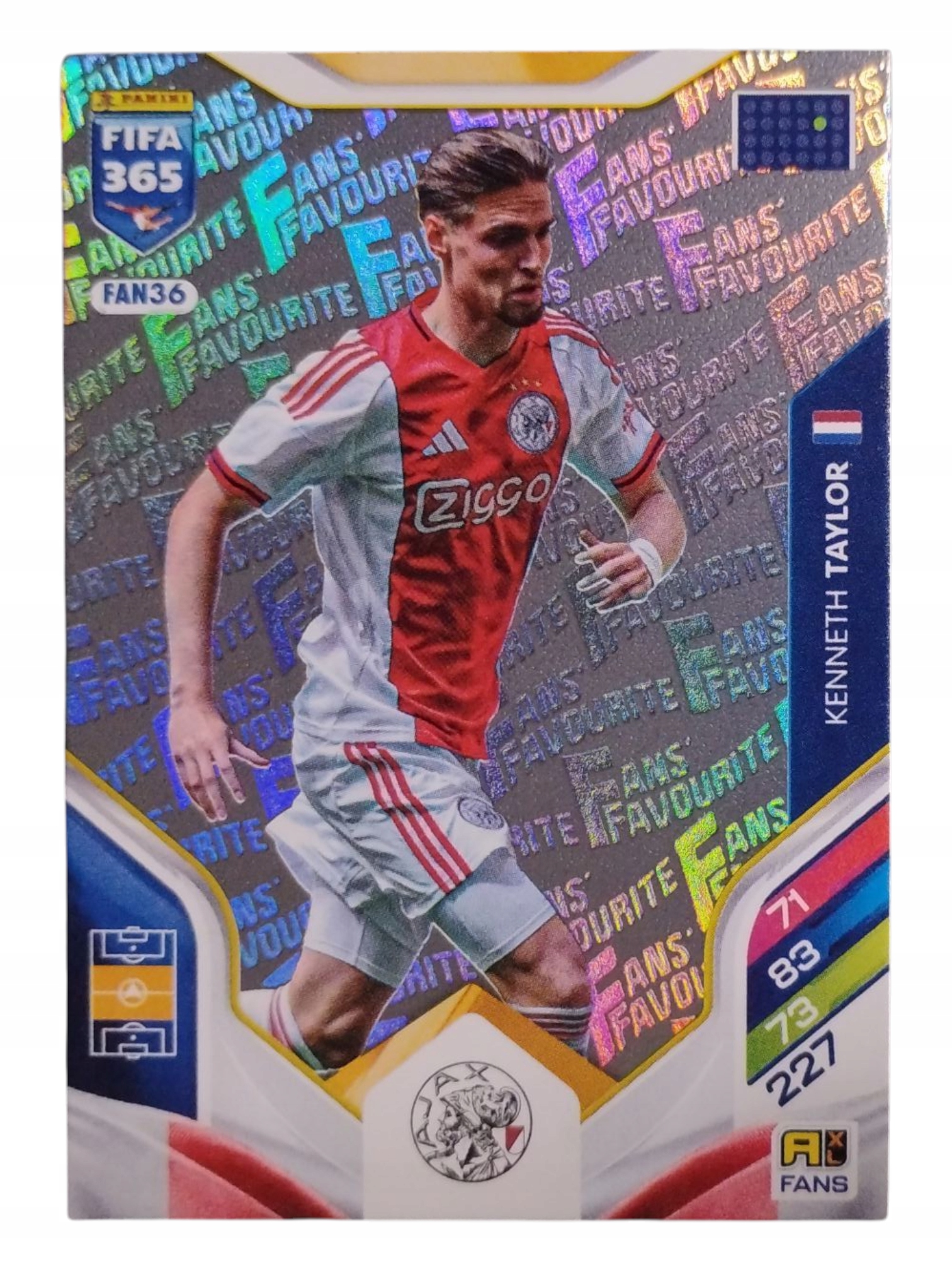 Panini Fifa 365 2026 Fans Favourite Kenneth Taylor Ajax FAN36