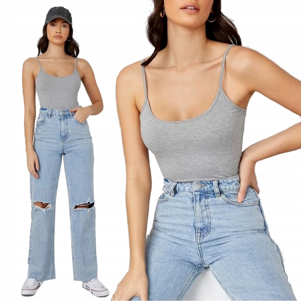 BLUZKA KOSZULKA TOP BAWEŁNIANY BAWEŁNIANA KOLORY na RAMIĄCZKACH