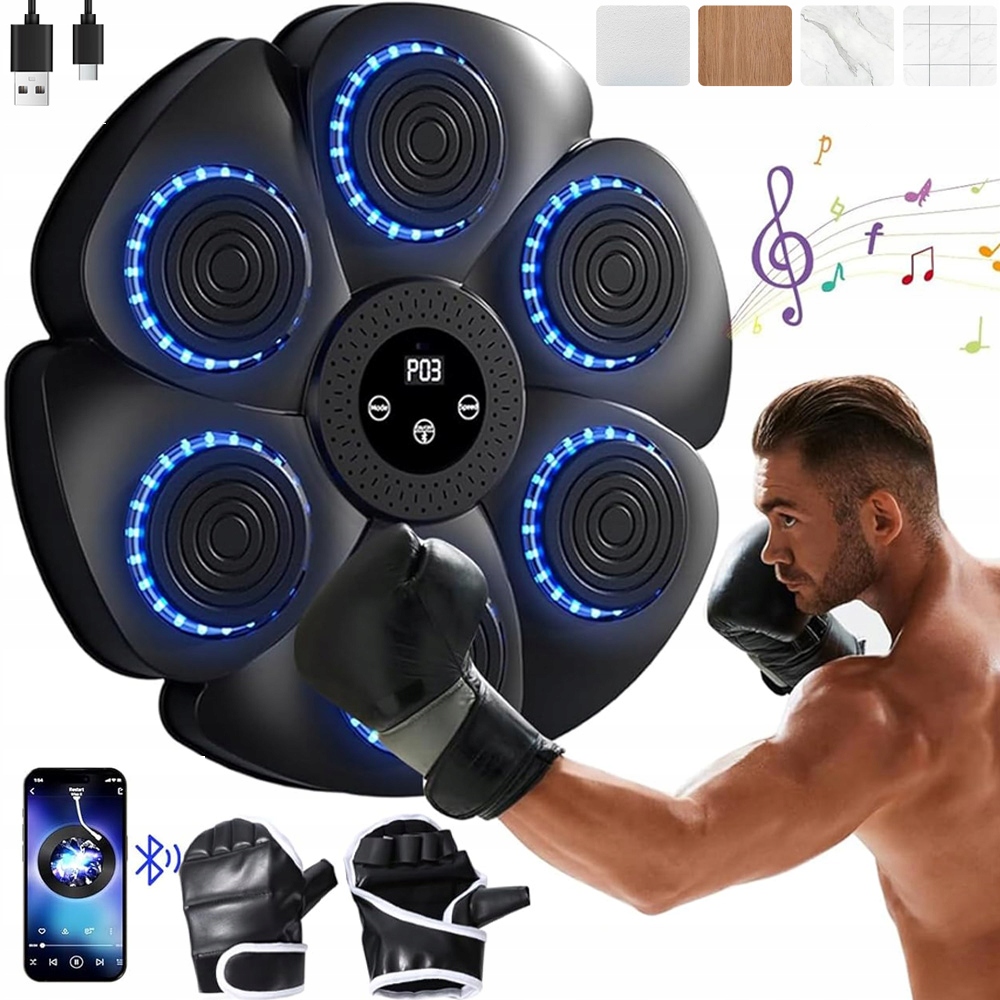 Inteligentna Maszyna Do Boksowania Montowana Ścianie Bluetooth Dla Dzieci