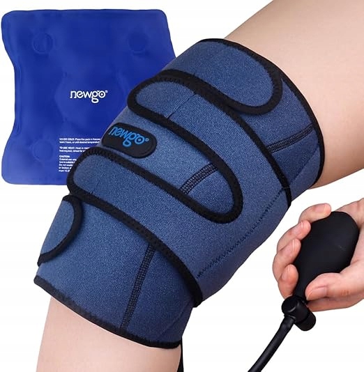 Newgo torebka chłodząca na urazy wielokrotnego użytku kompresyjna kolana XL