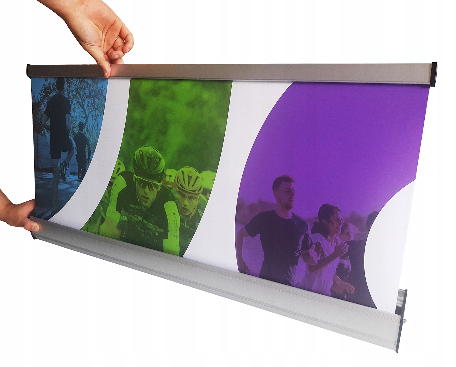 ROLLUP WYBORCZY 85x200 ROLL-UP WYBORY TWÓJ PROJEKT SZABLONY REKLAMA Wysokość produktu 200 cm
