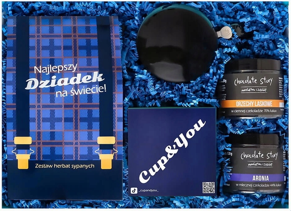 Levně Sada Pro Dědečka Čaje Káva Hrnek Spařovač Bakalie V Čokoládě