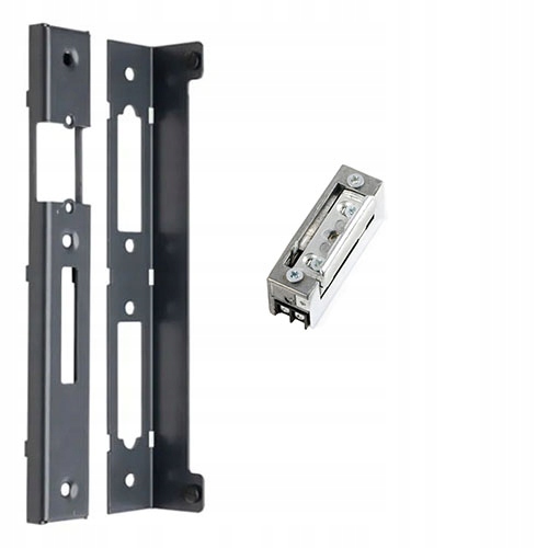 KASETA Z ELEKTROZACZEPEM DO FURTKI BRAMKI WĄSKI BLOKADA REGULACJA ANTRACYT Kod producenta 63.335.ANT.R4