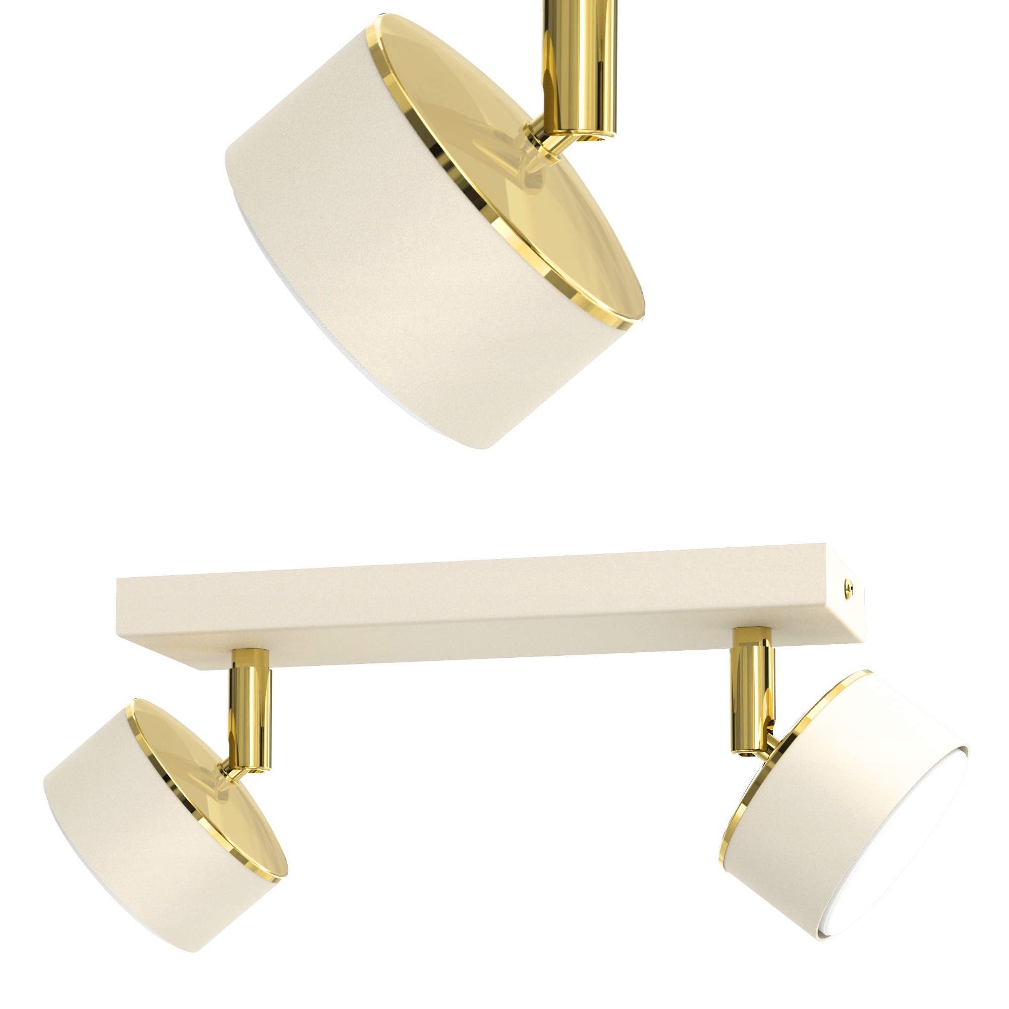 Stropní Svítidlo Stropní Reflektor Ecru Béžová GX53 Polská Moderní Lampa 2-BODOVÁ