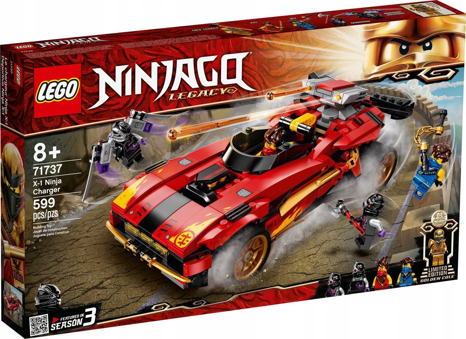 Lego Ninjago 71737 Ninjaścigacz X-1 Nové