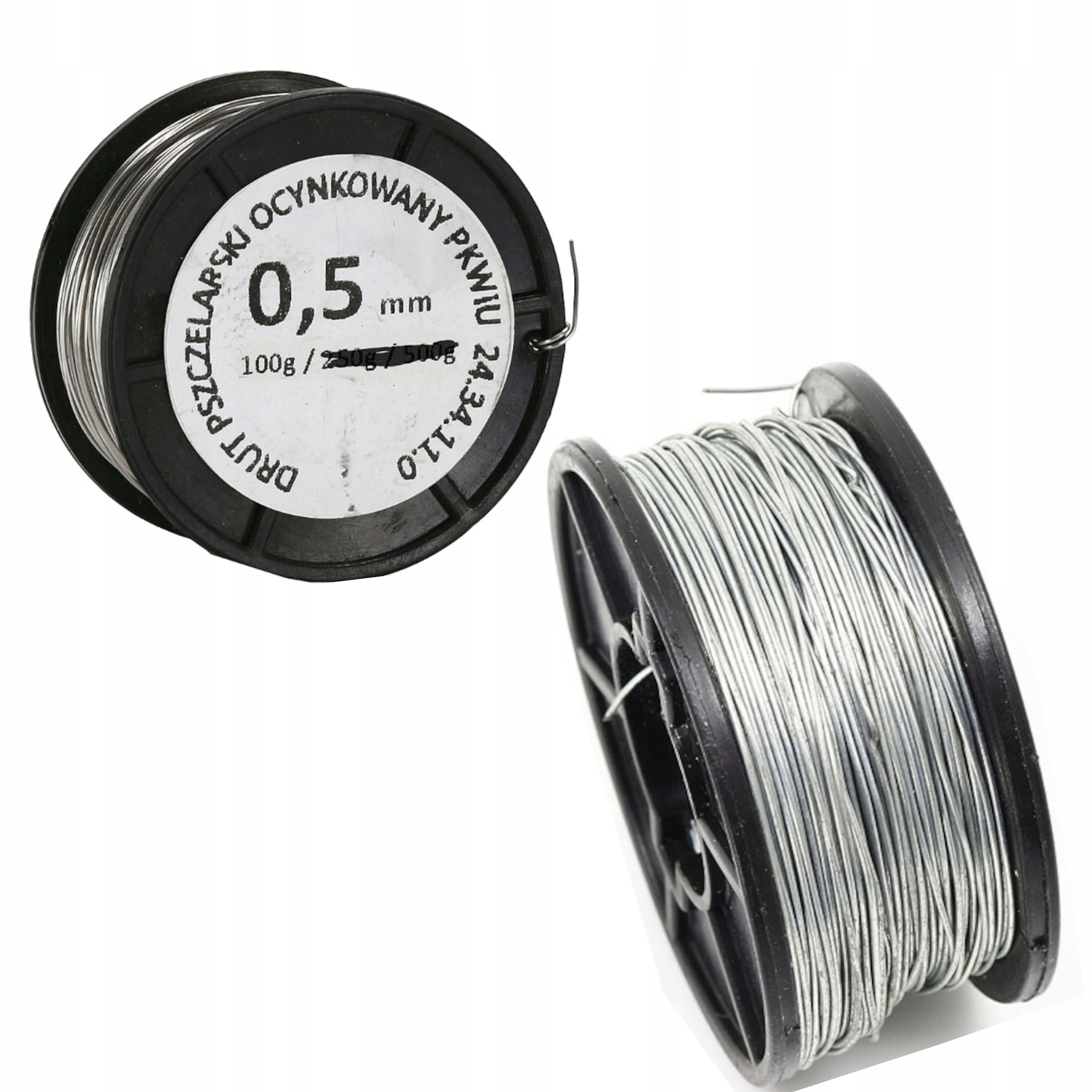 

Drut do ramek pszczelich ocynkowany 0,5 mm 500g