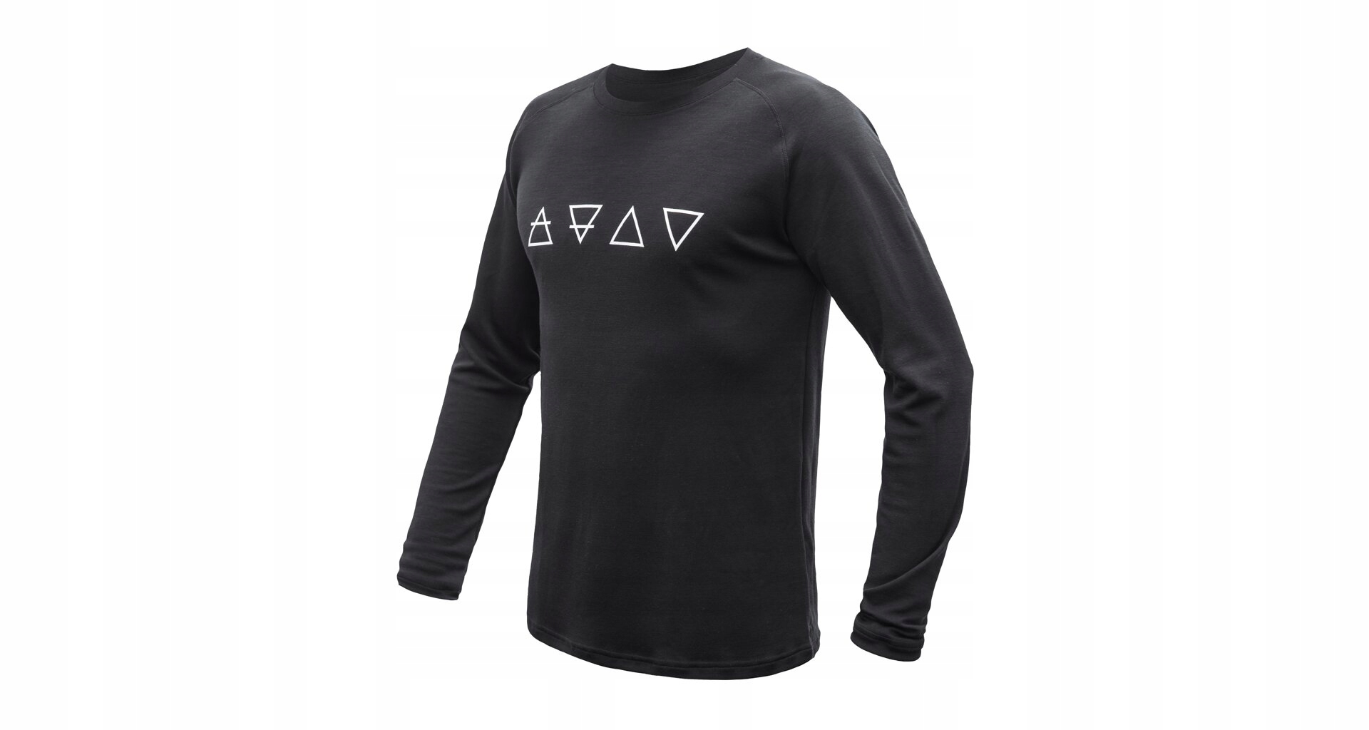 Sensor Merino Blend Elements Pánské Triko Dl.rukáv černá Velikost M