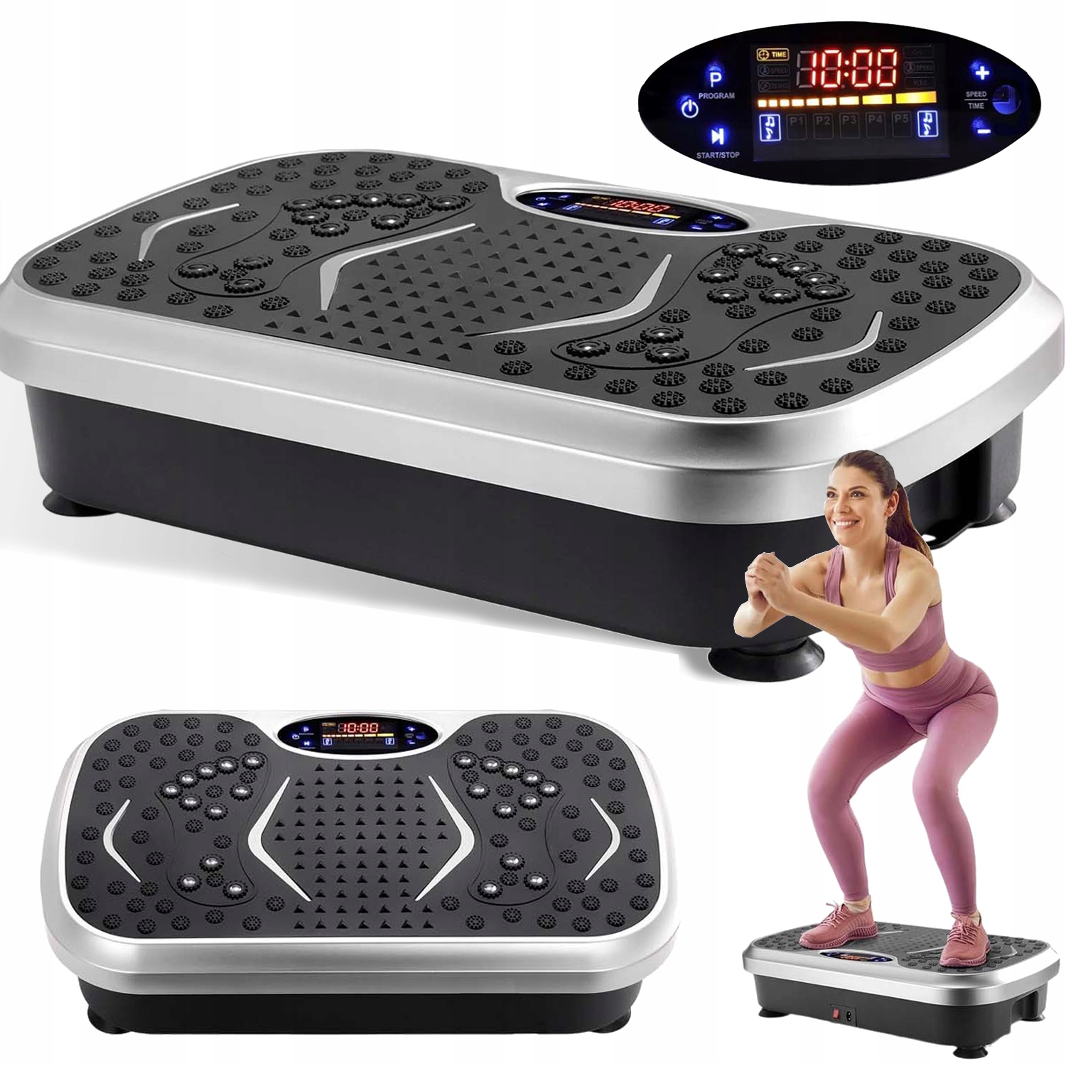 Elektryczna Platforma Wibracyjna 200W Z 99 Poziomami Intensywności