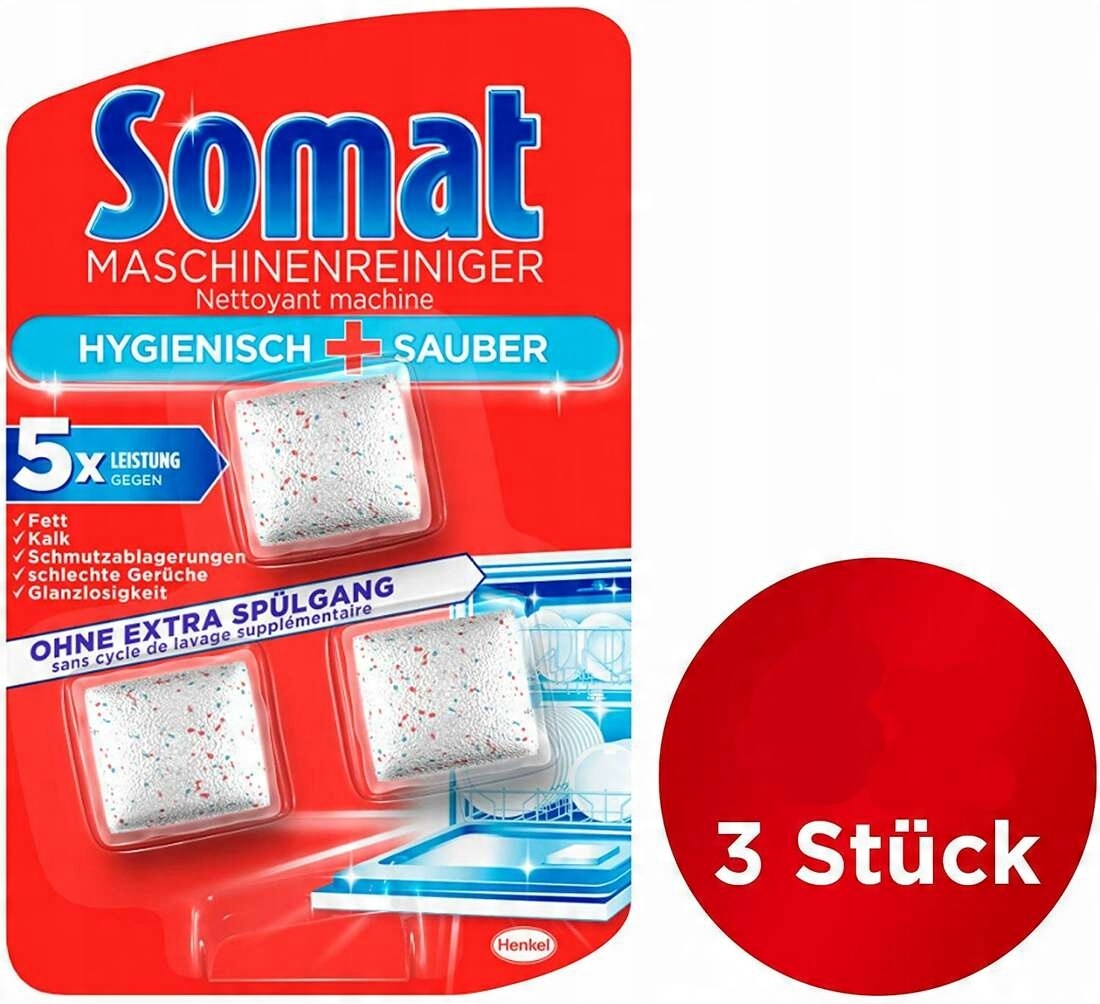 

Somat, Środek do czyszczenia zmywarek, 3 sztuki