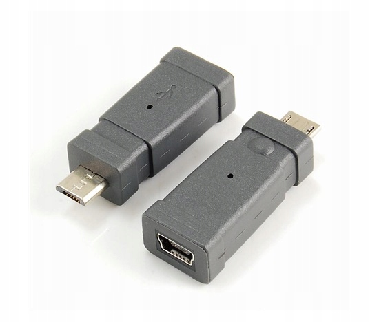 PremiumCord ADAPTER MINI USB ŻEŃSKI DO micro USB MĘSKI 2.0 przejściówka