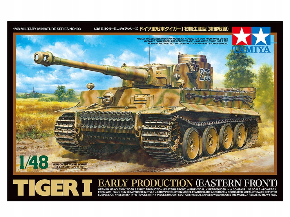 1/48 Tiger I Early Production (východní fronta) Tamiya 32603