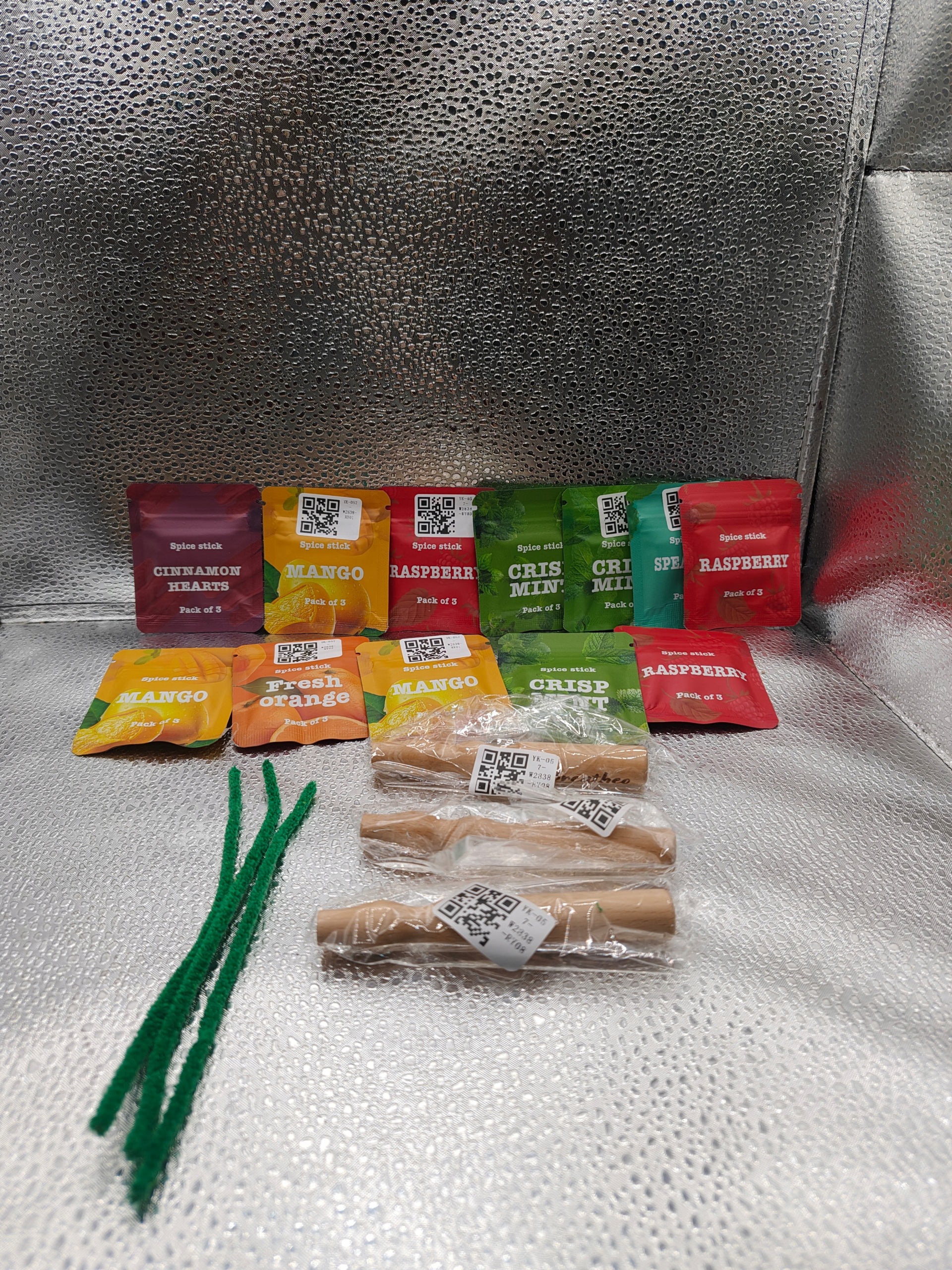 Breatheo sada 3 dřevěných aromatických inhalátorů vonné náplně