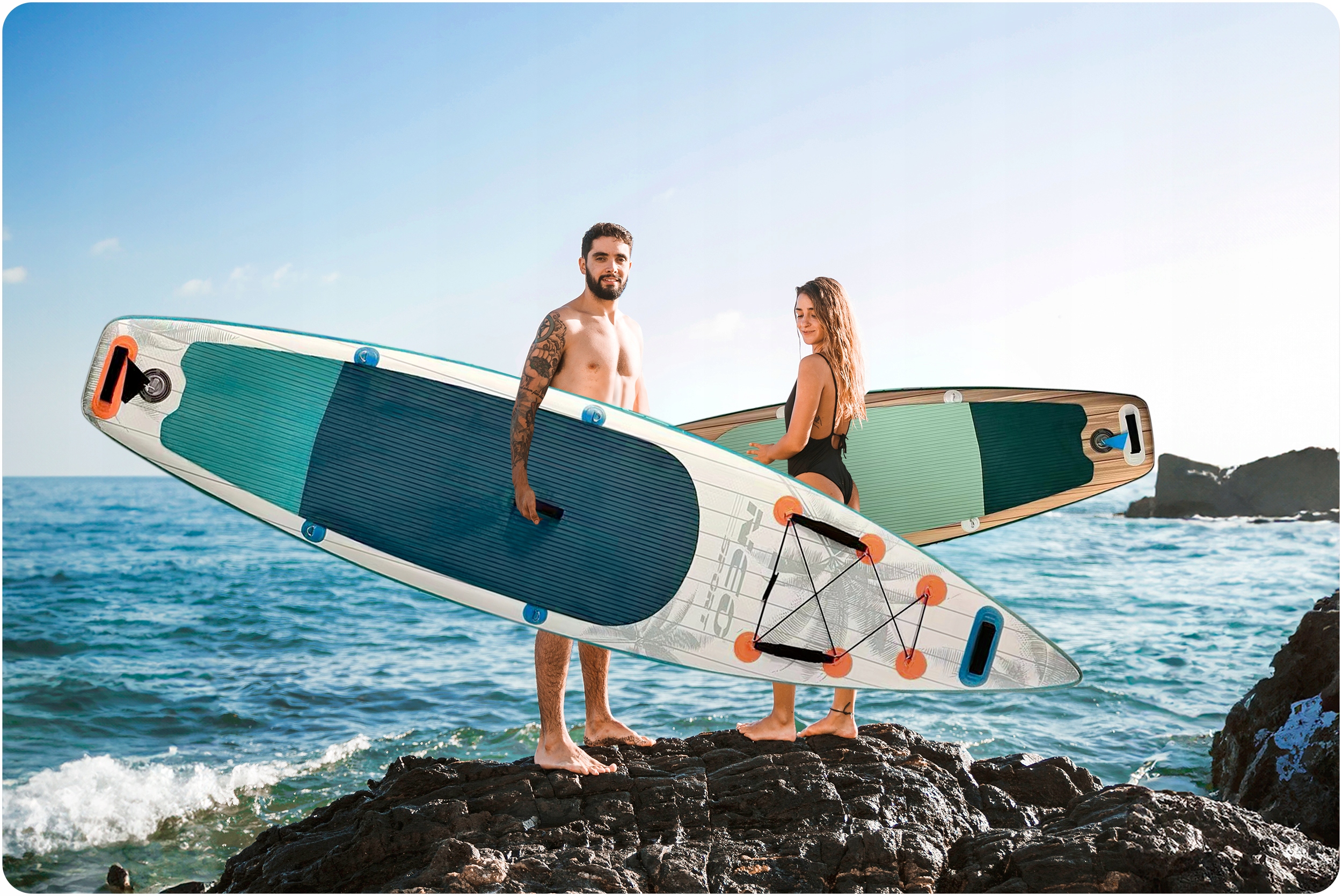 DESKA SUP REEFBREAK DO PŁYWANIA 350 x 81 x 15CM MEGA ZESTAW 7W1 NEO-SPORT Rodzaj deski SUP