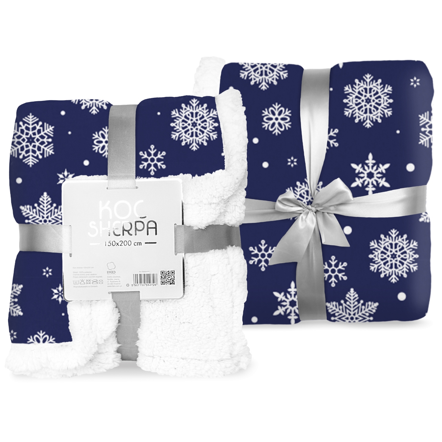 Deka Sherpa Přehoz Na Postel 150X200 CM Silný Teplý Pléd Ideální Jako Dárek