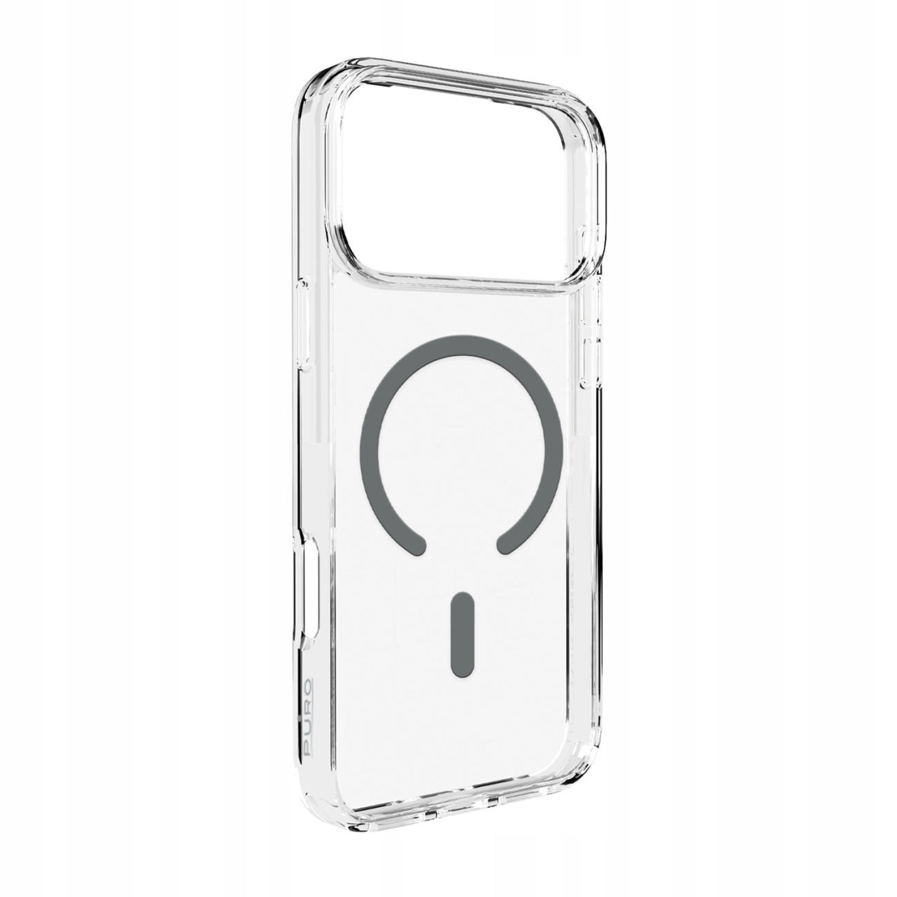 Puzdro obal na iPhone 17 Pro Lite MagSafe priehľadné, šedé