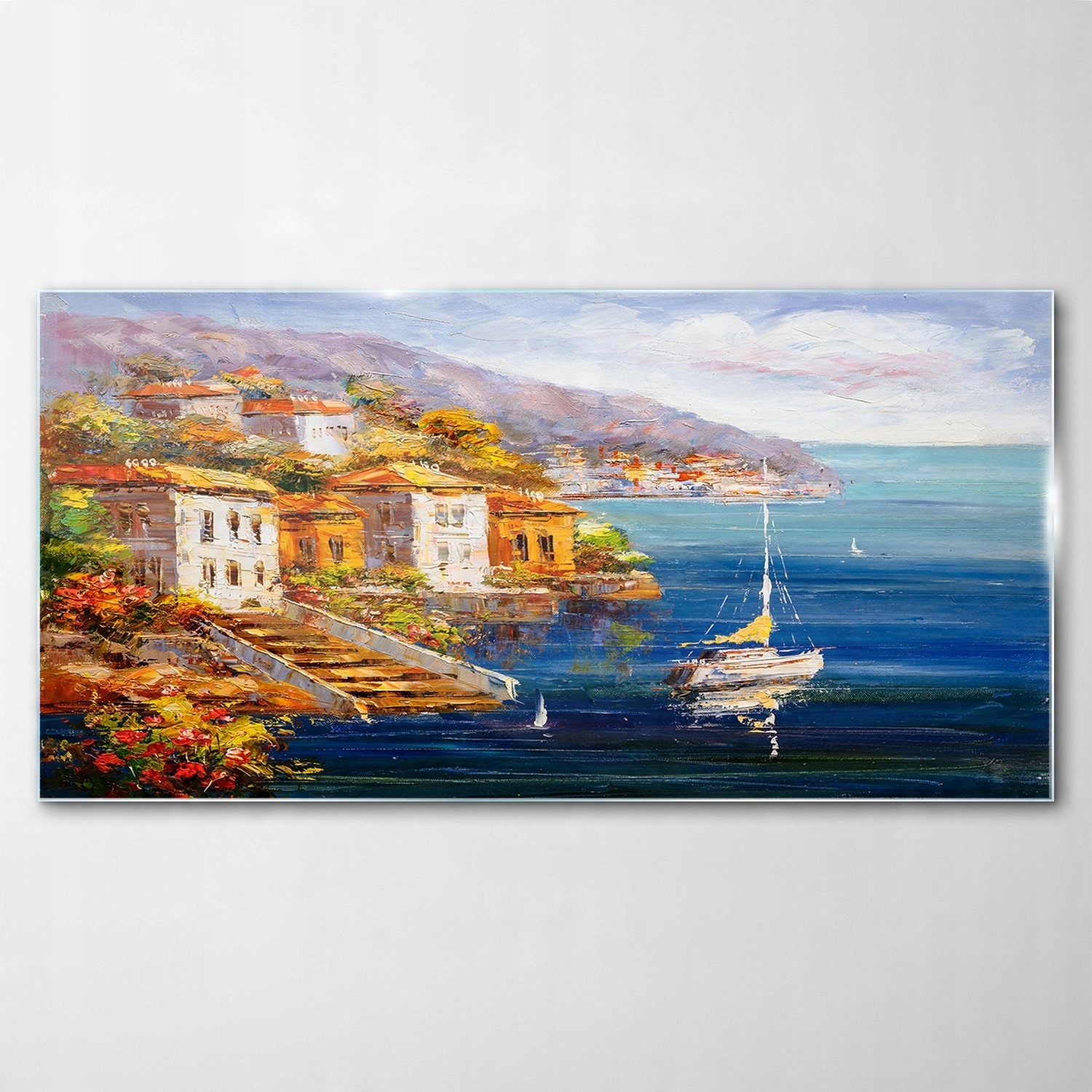 

Hartowany Obraz Szklany Grecja Krajobraz 120x60