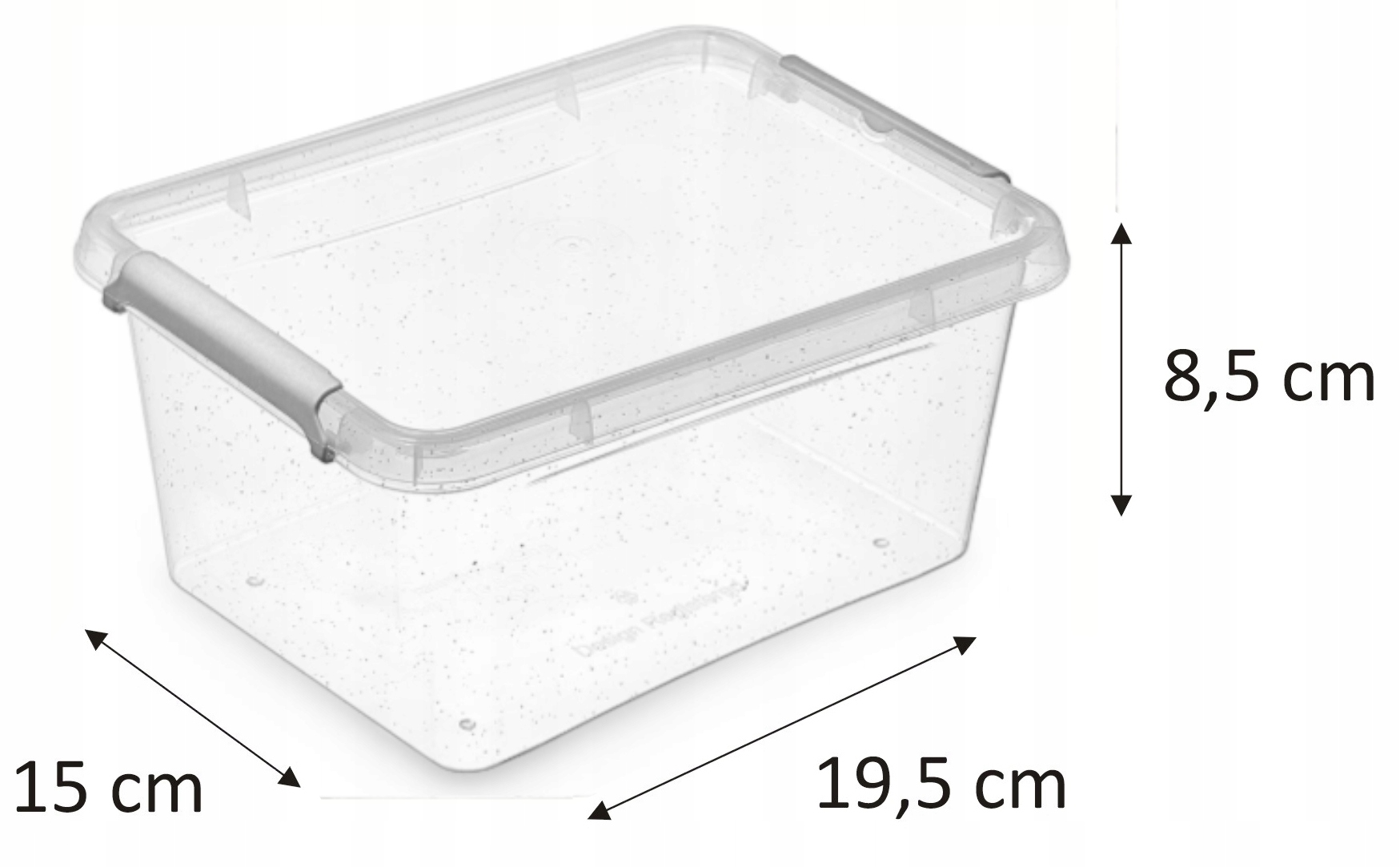 1,6 l pojemnik antybakeryjny platikowy zamykany