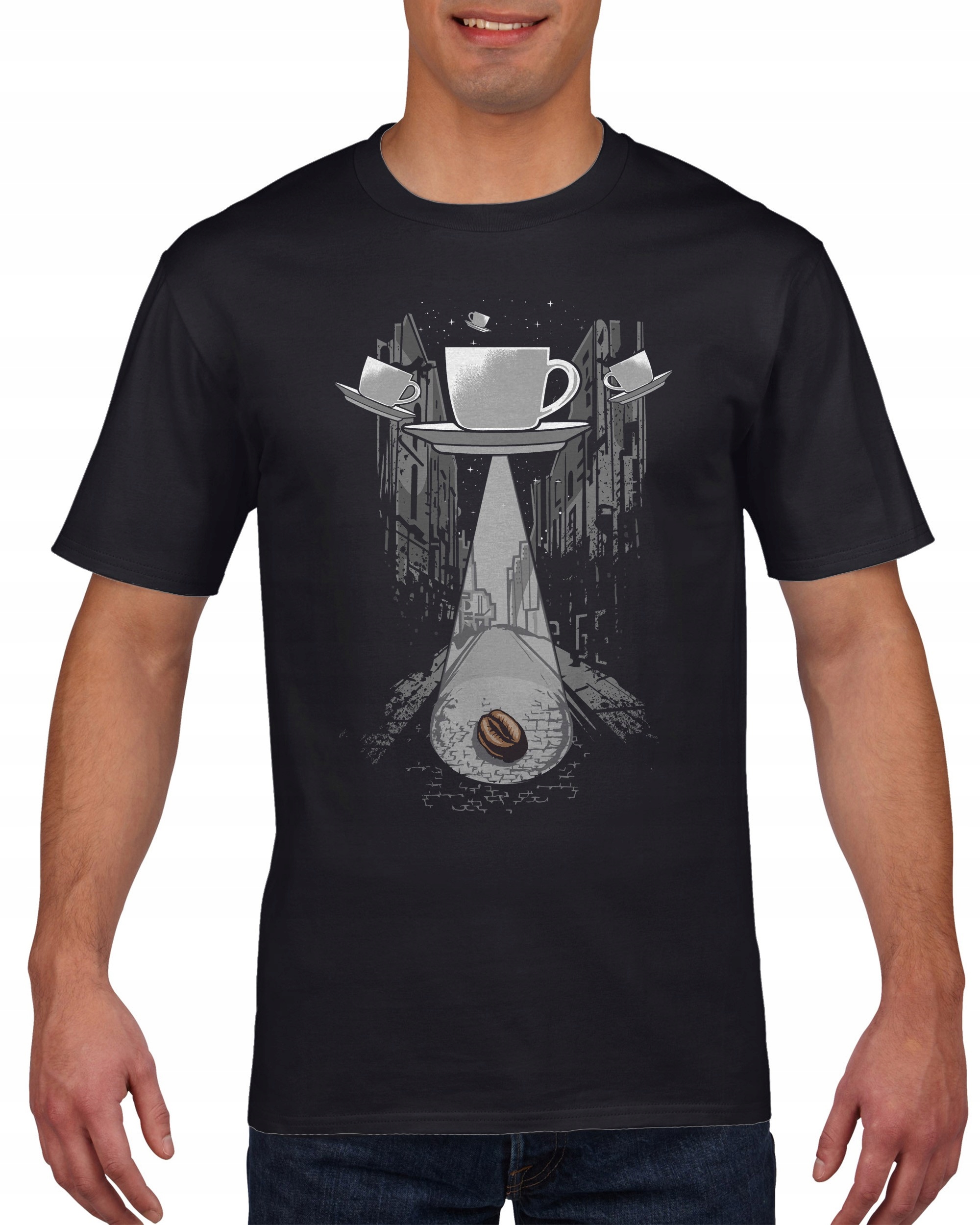 

Koszulka męska Latajacy Spodek Kawa c S