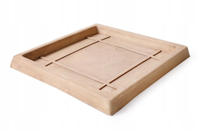 

Beżowa Podstawka Pod Doniczkę 19x19/23x23x2 cm