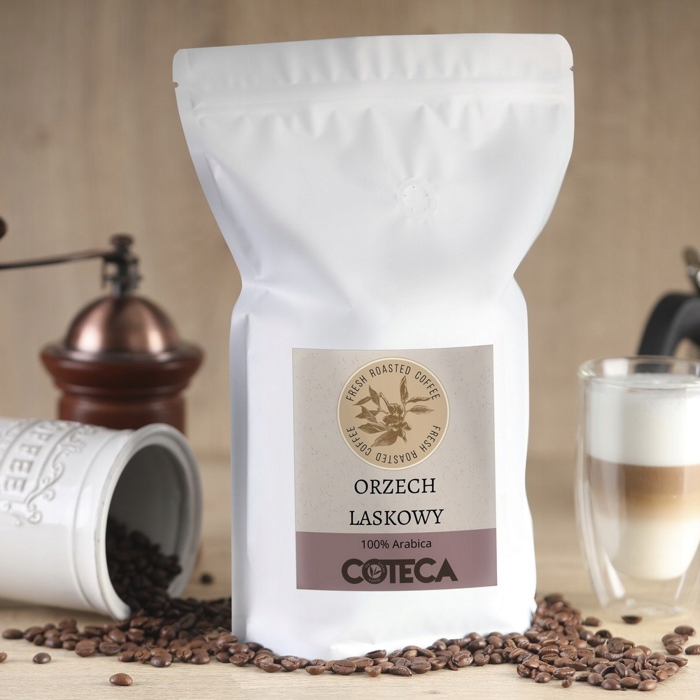 Levně Mletá káva s příchutí Lískový Ořech 1 kg