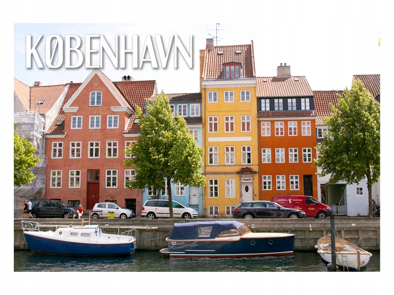 

Kopenhaga Nyhavn Kanał Magnes na lodówkę