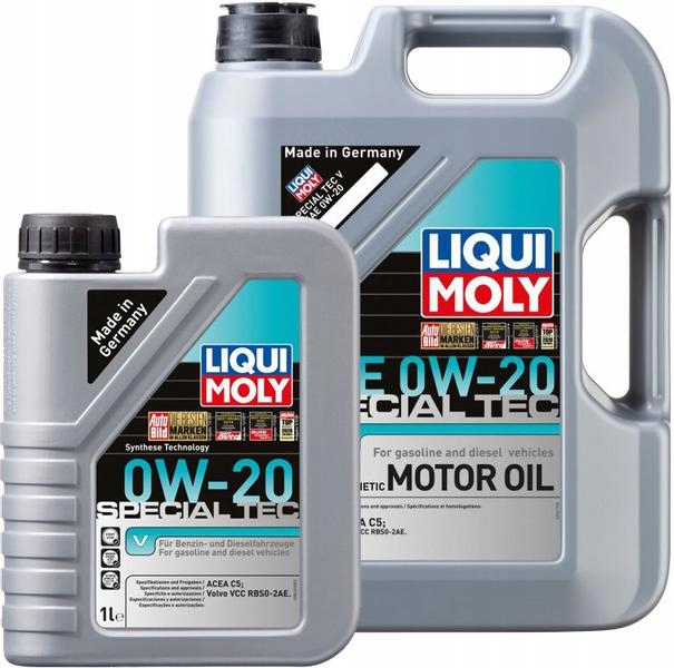 LIQUI MOLY SPECIAL TEC V 0W20 C5 VCC RBS0-2AE 8L Rodzaj syntetyczne