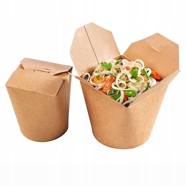

Kebab boxy papier kraft 750 pojemnik na makaron 50