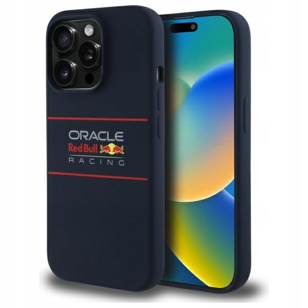 Pouzdro Red Bull RBHMP14L24SIHSRV pro iPhone 14 Pro 6.1" tvrdé, tmavě modré/nav