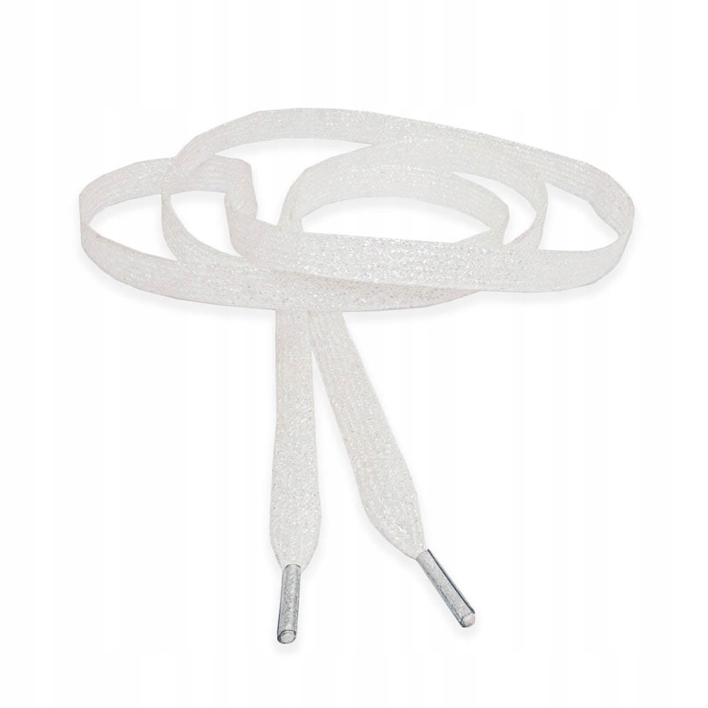 

Sznurówki Brokatowe 110 cm Biały (2 szt.)
