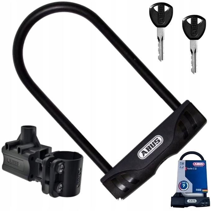 Abus U-lock Blokada Do Roweru Zapięcie FI12 Ulock Zabezpieczenie Rowerowe