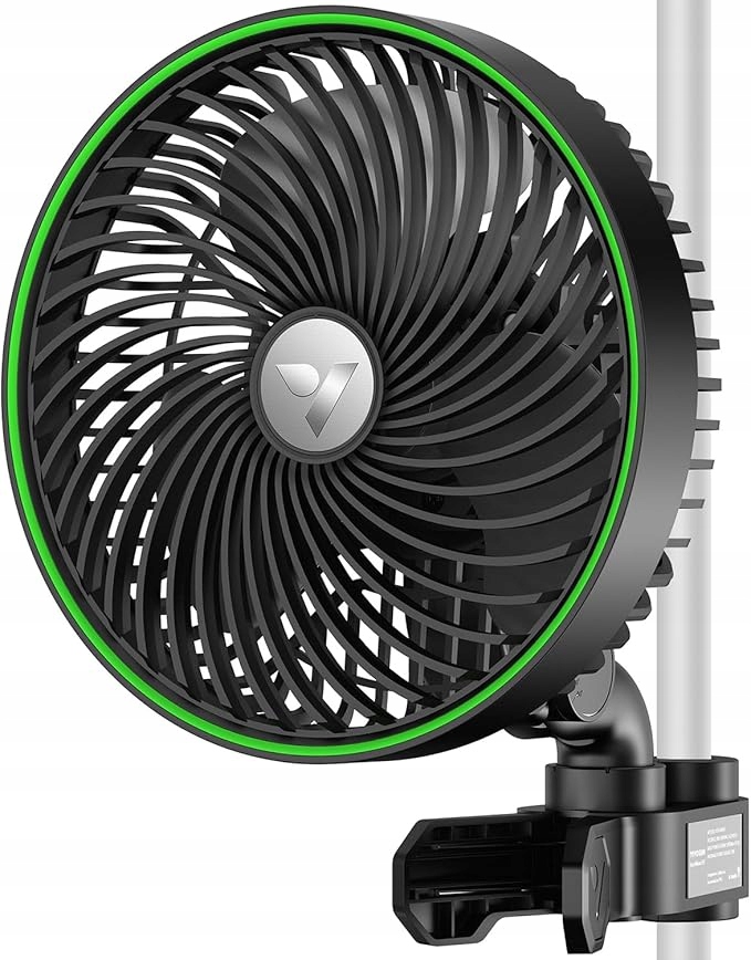 Cirkulátorový ventilátor Vivosun AeroWave E6 zelený