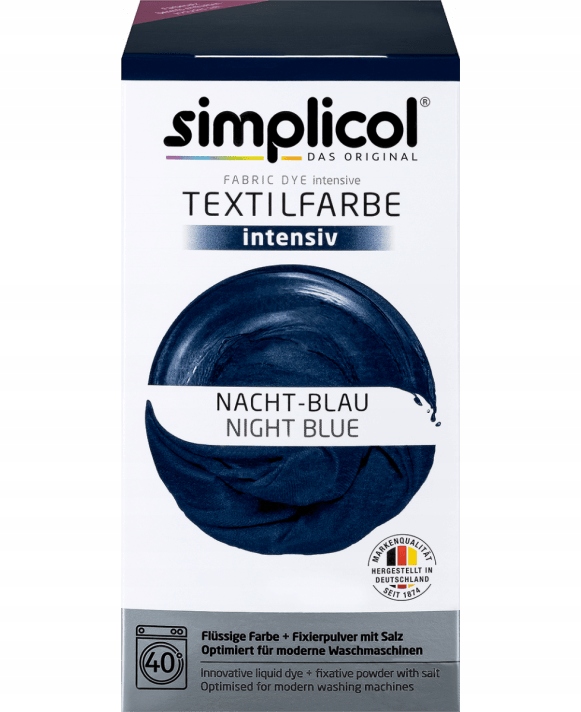 

Simplicol Intensiv Barwnik do Tkanin Granat 560g