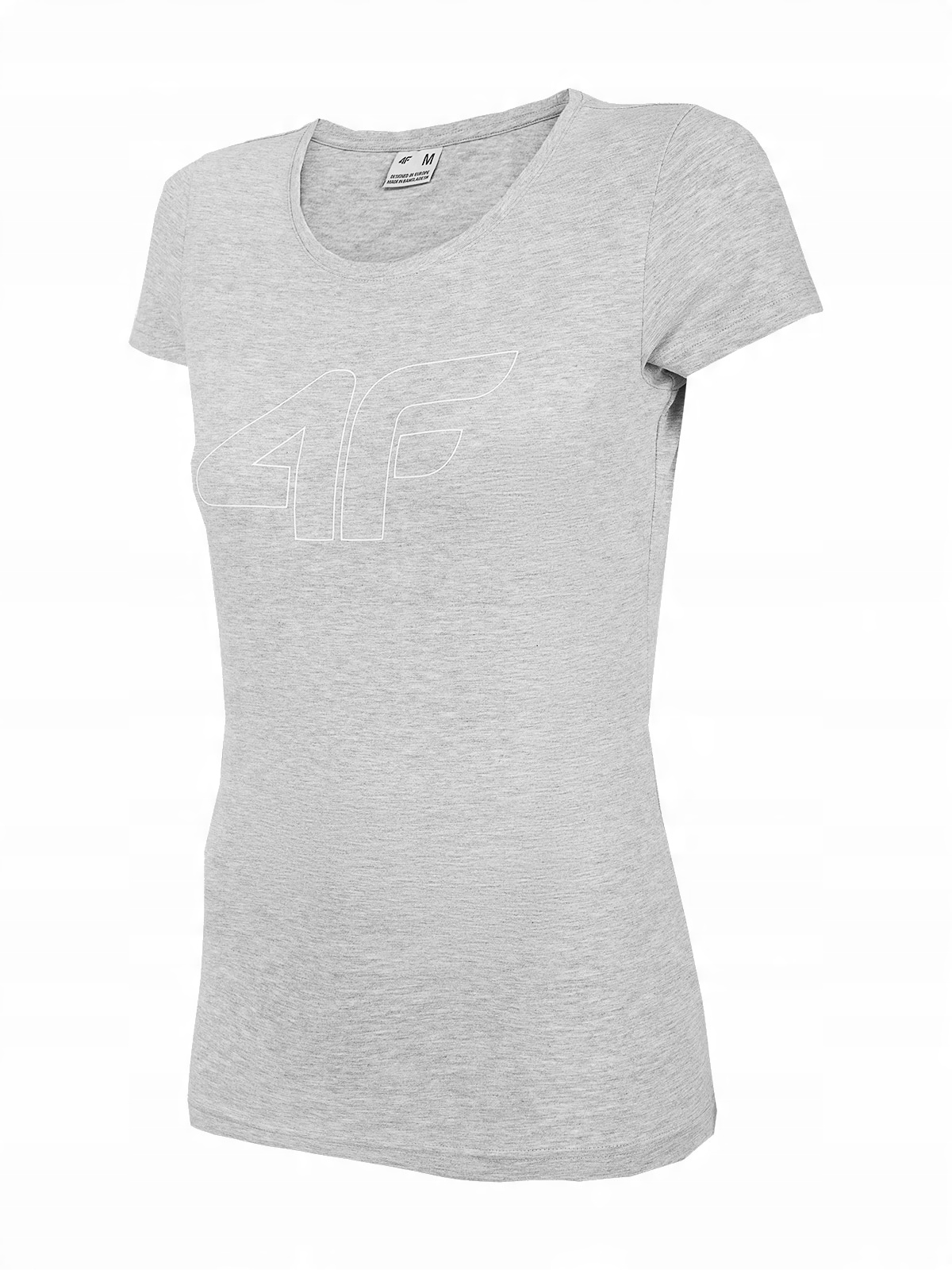 

4F T-shirt Koszulka Damska TSD353 Szara M