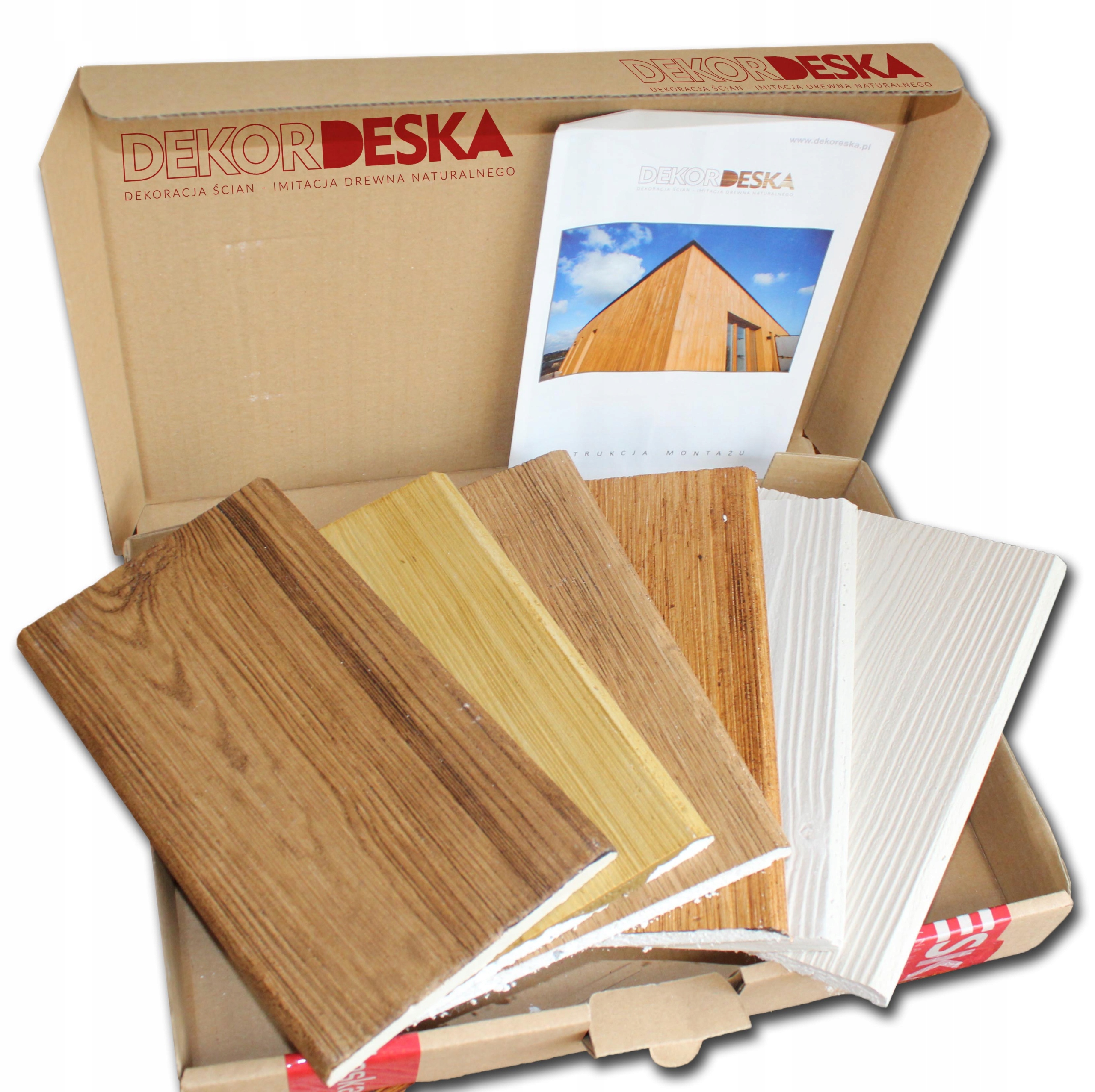 Deska elewacyjna, panele mineralne - próbka