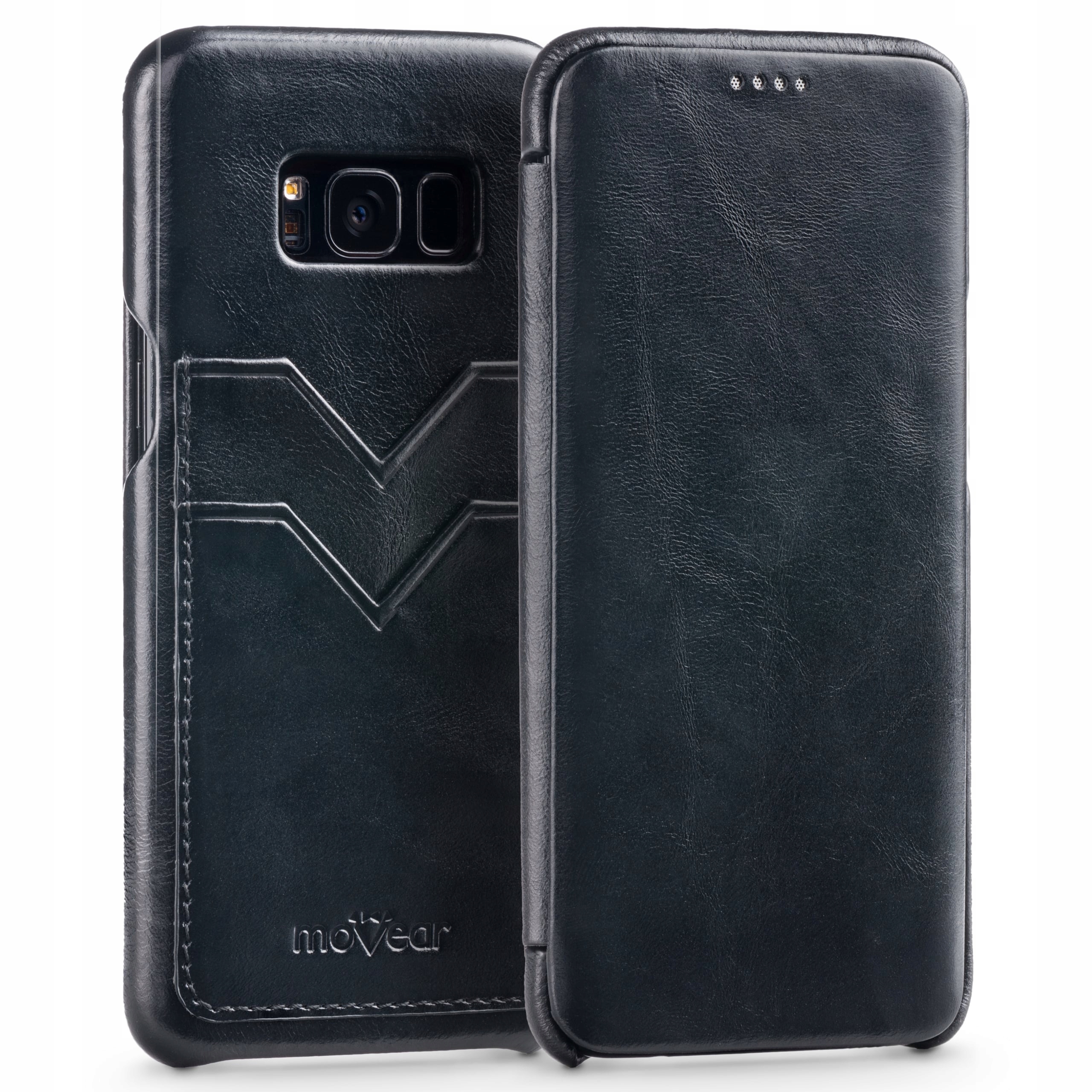 Pouzdro na Samsung Galaxy S8+ Plus obal pro book case černé Movear