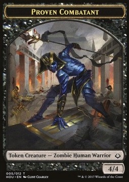Proven Combatant Token Cat Token Hou Gratisy Pjo