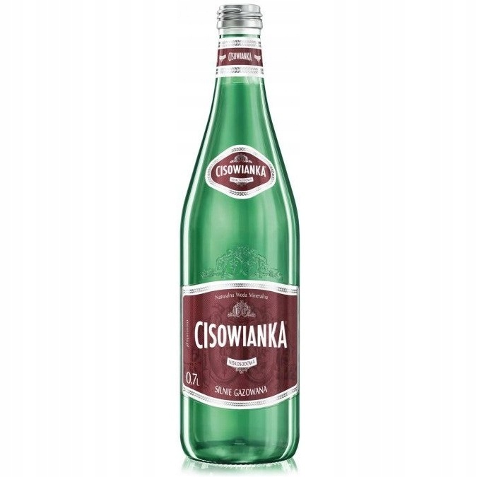Levně Cisowianka Silně perlivá minerální voda 12x700 ml skleněná láhev
