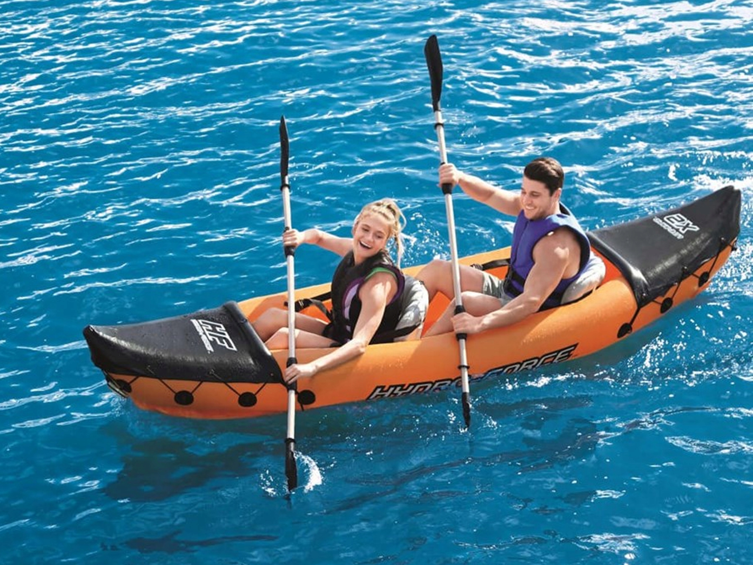 2W1 KAJAK 2-OSOBOWY BESTWAY HYDRO FORCE LITE RAPID Szerokość 88 cm