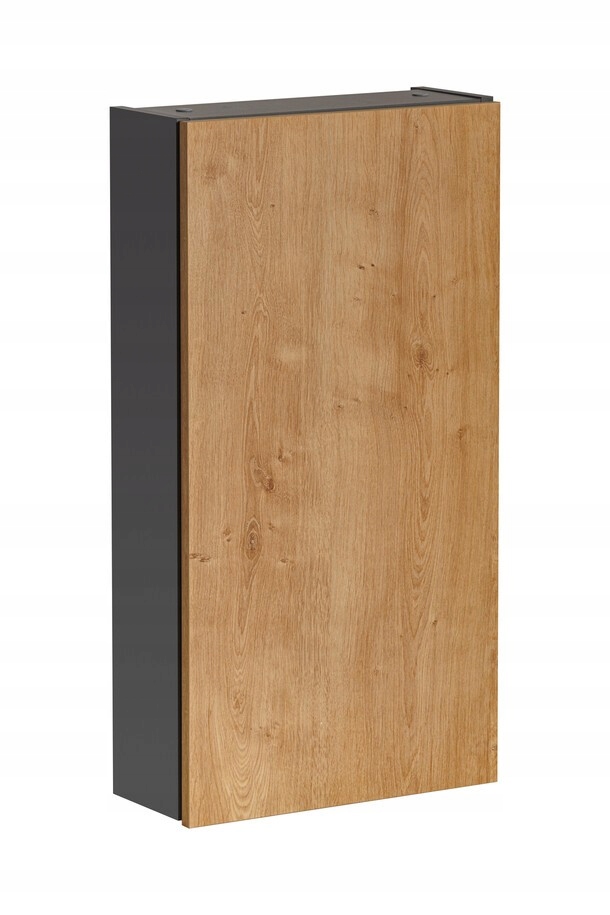 Závesná kúpeľňová skrinka Monako 830 1D 40 cm šedá/dub hamilton