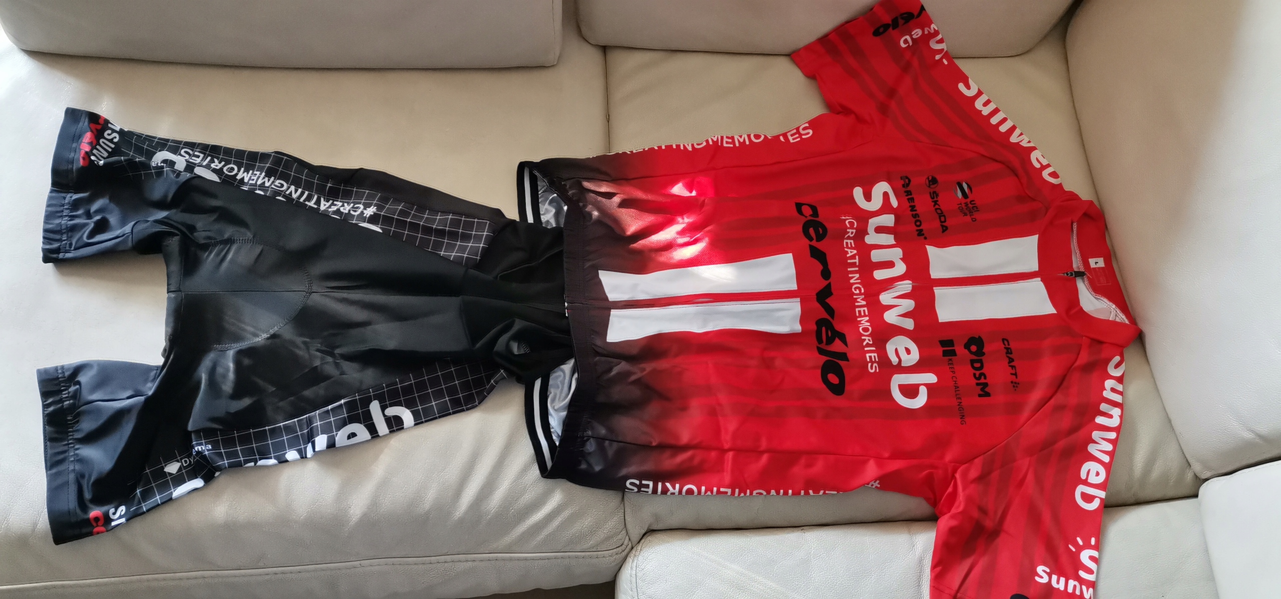 Komplet rowerowy Sunweb 2020 roz. L dostawa z PL Model sunweb