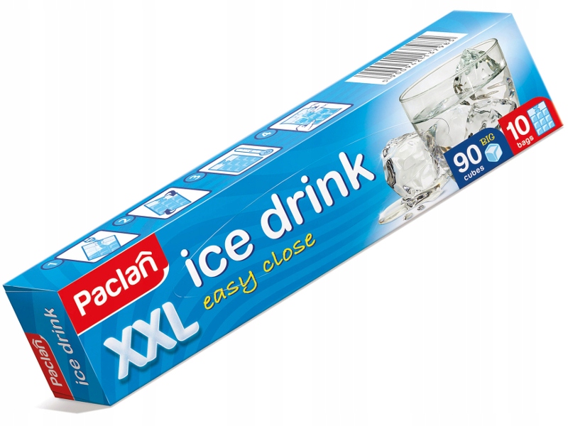 

Paclan Woreczki Do Lodu XXL 90 Sztuk Duże Kostki