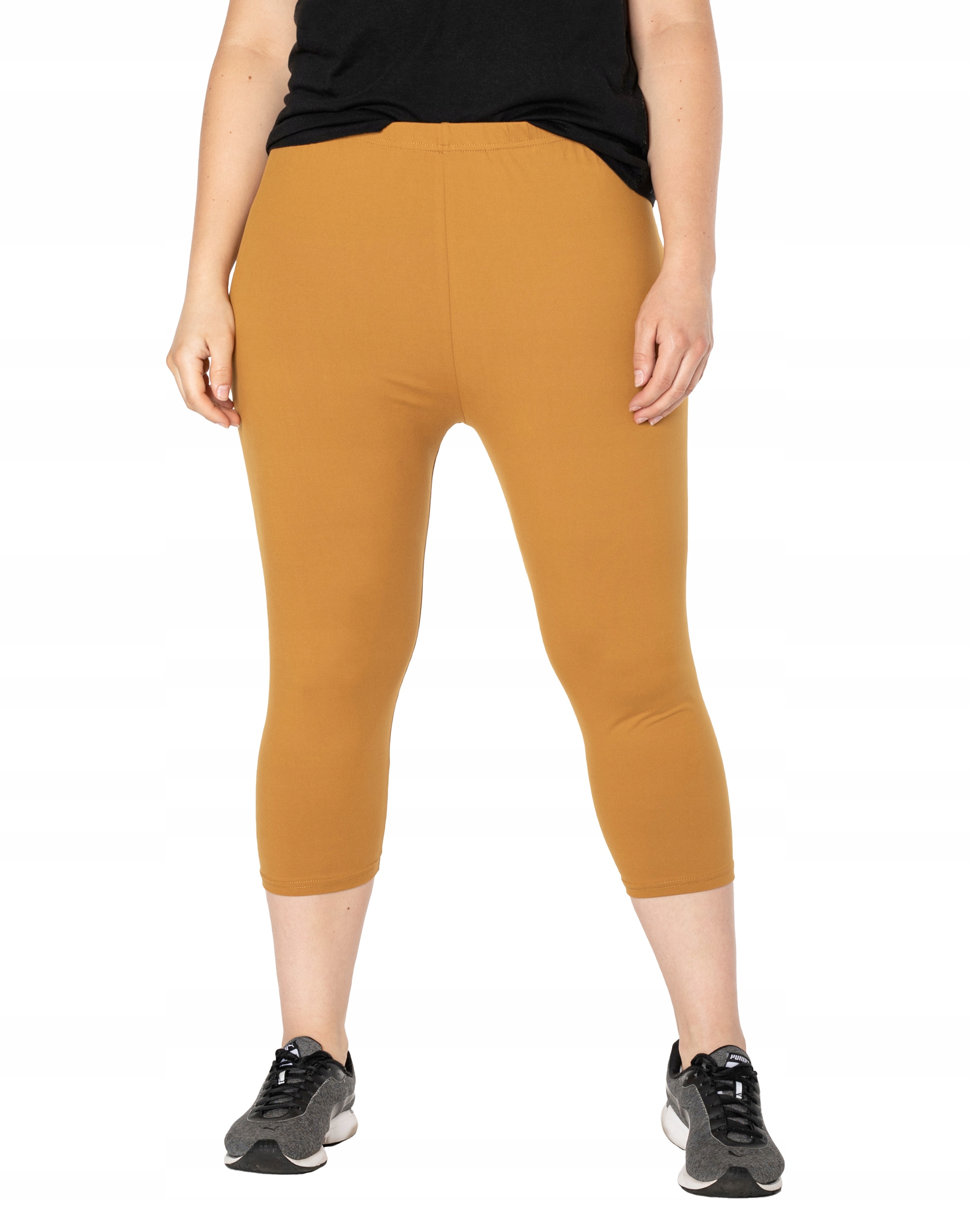 

Duże Leginsy Getry Damskie Bambusowe 3/4 733-5 6XL