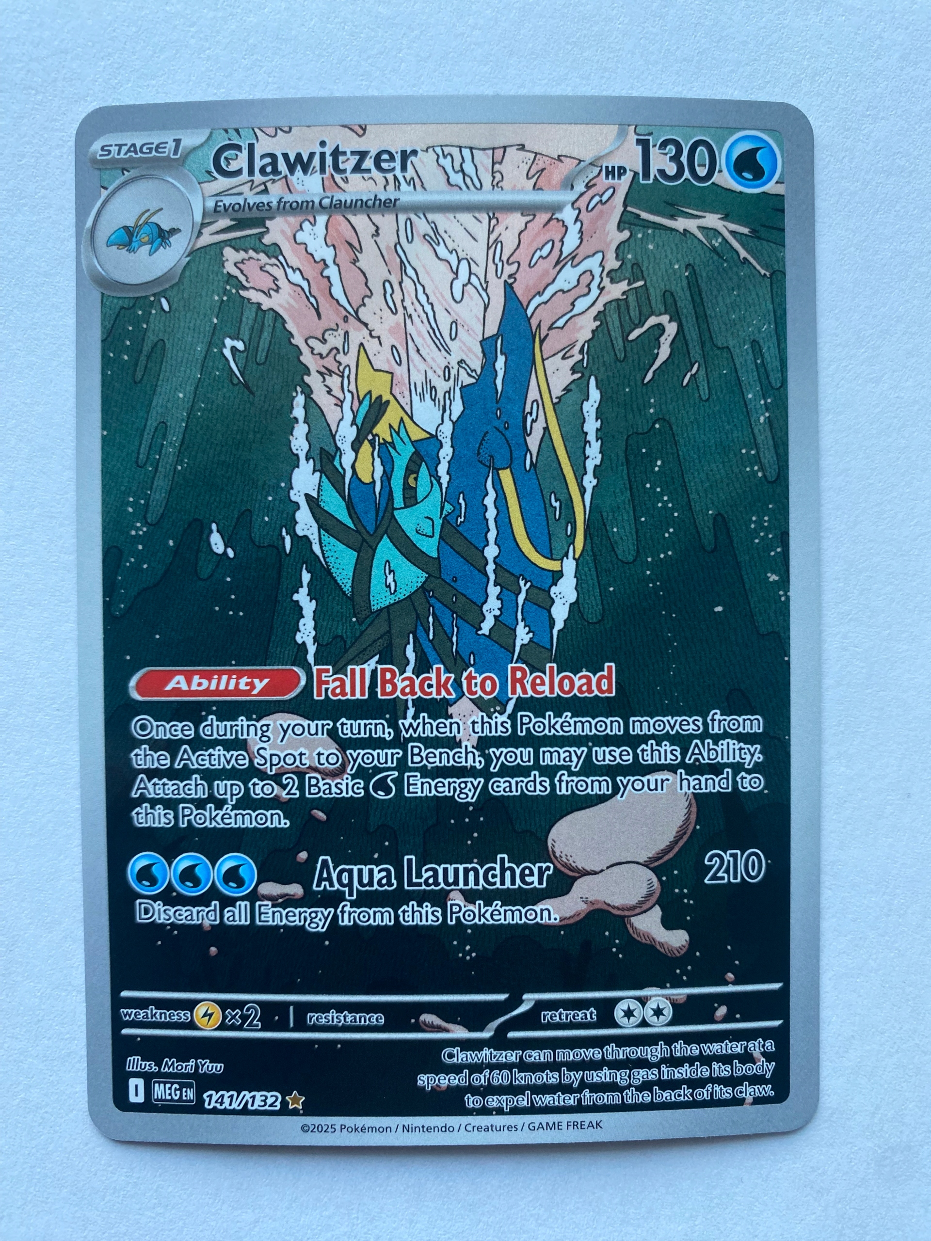 Karta Pokemon: Clawitzer (MEG 141) / Mega Evolution
